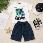 Boys' M Atesrw Print set