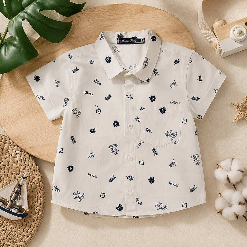 Boys' Hawai Print Shirt