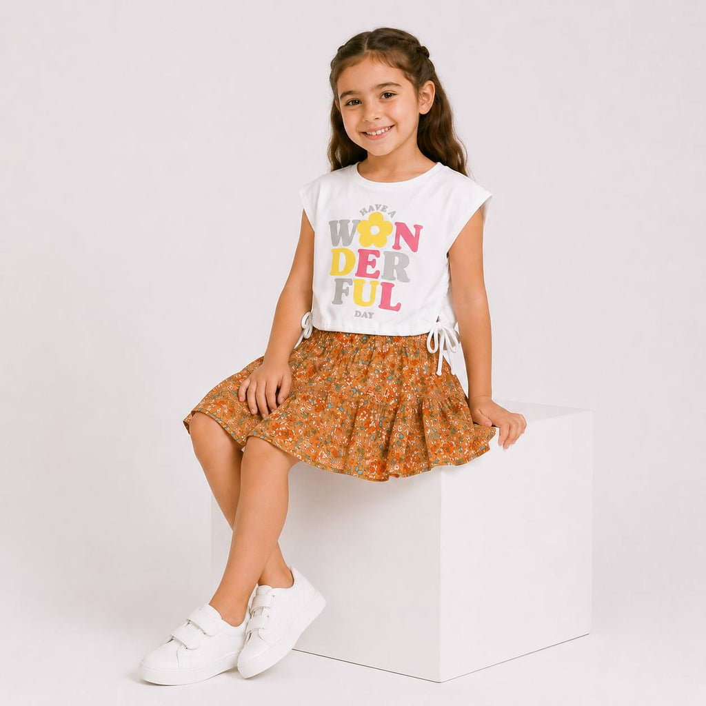 Girls' Wonderful Print 2-Pieces set