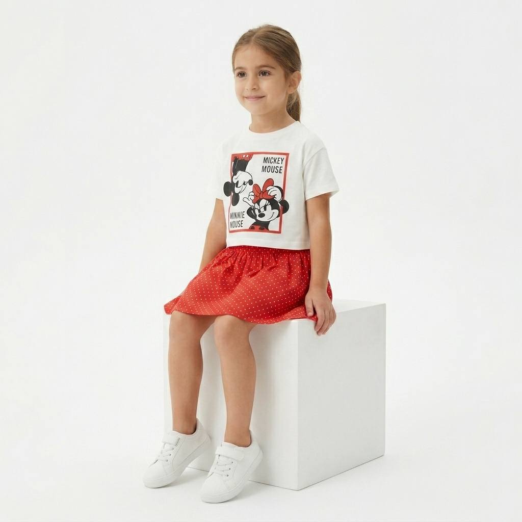 Girls' 2-Pieces Micke & Minnie Mouse set