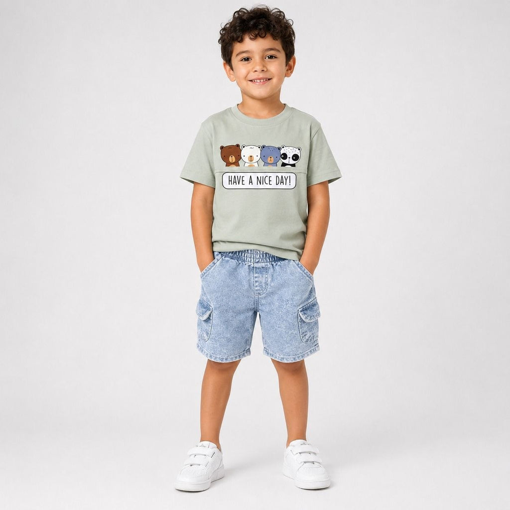 Boys' Have A Nice Day Printed Set