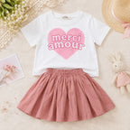 Girls' Merci Amour Printed Set