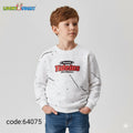 Boys' sweatshirt with a modern print