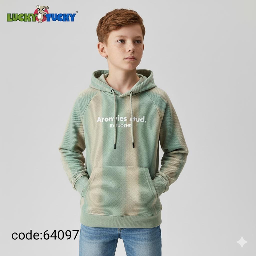 Boys' sweatshirt with a modern print