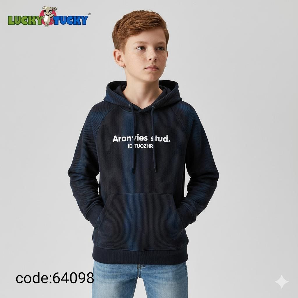 Boys' sweatshirt with a modern print