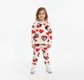 Girls Minnie Mouse Heart Print Winter Set