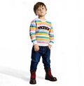 Boys Colorful Striped Sweatshirt