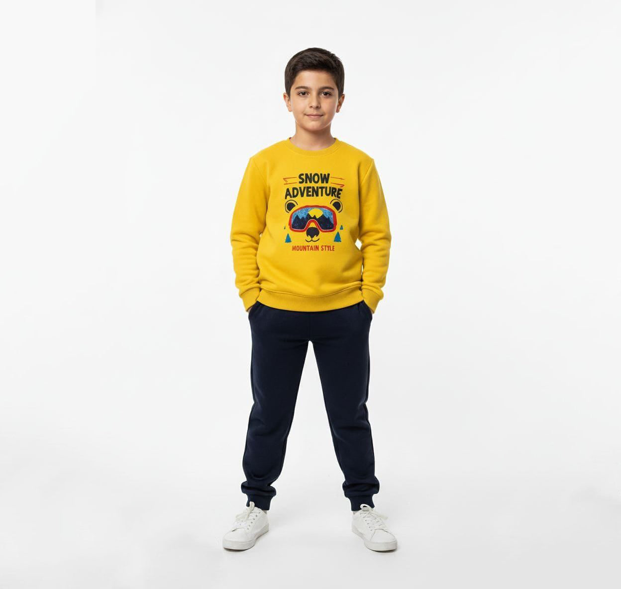 Boys Winter Tracksuit “Snow Adventure” Print