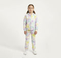 Girls Tie-Dye Hooded Tracksuit Set