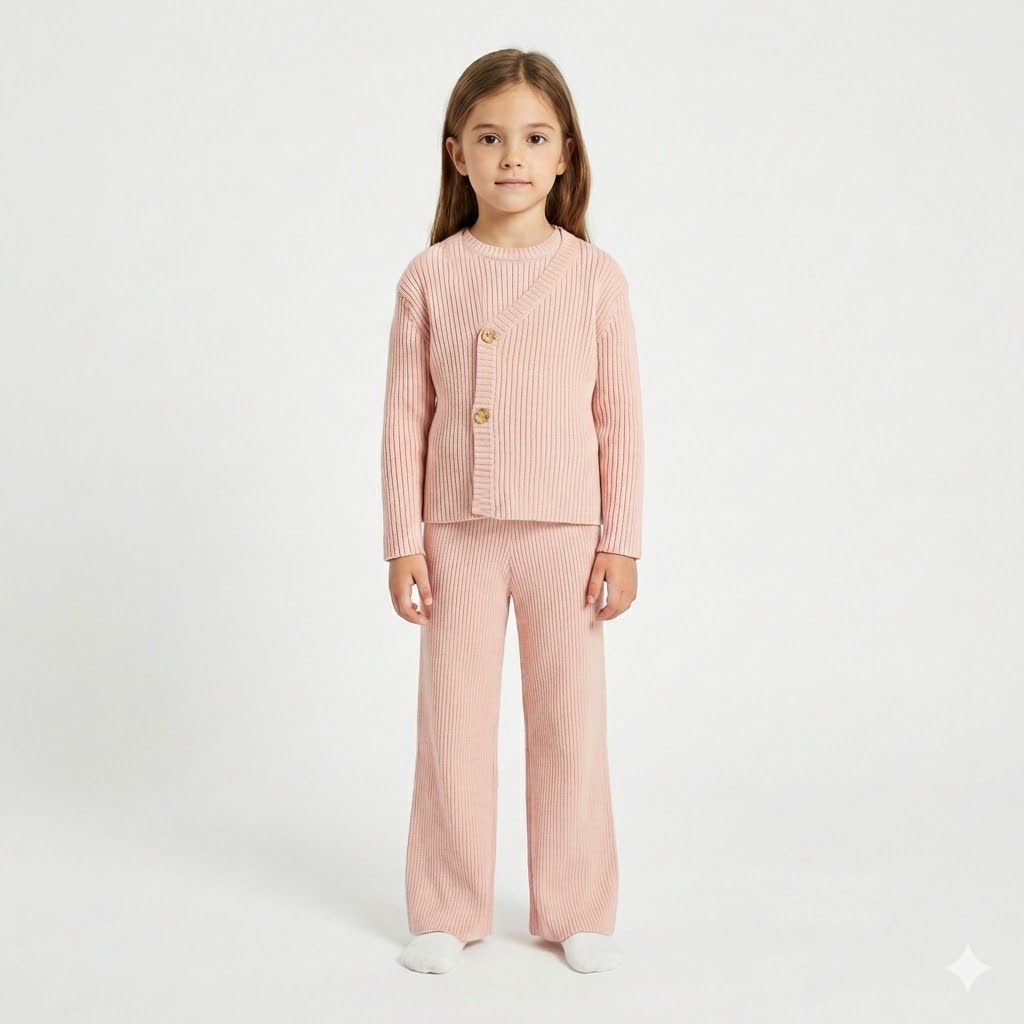 Girls' outfit with modern prints