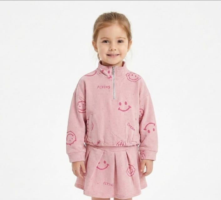 Girls' 2-piece set made of imported material