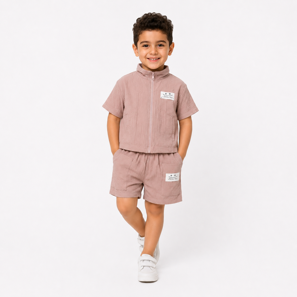 Boys' Casual Navy & Cashmere set