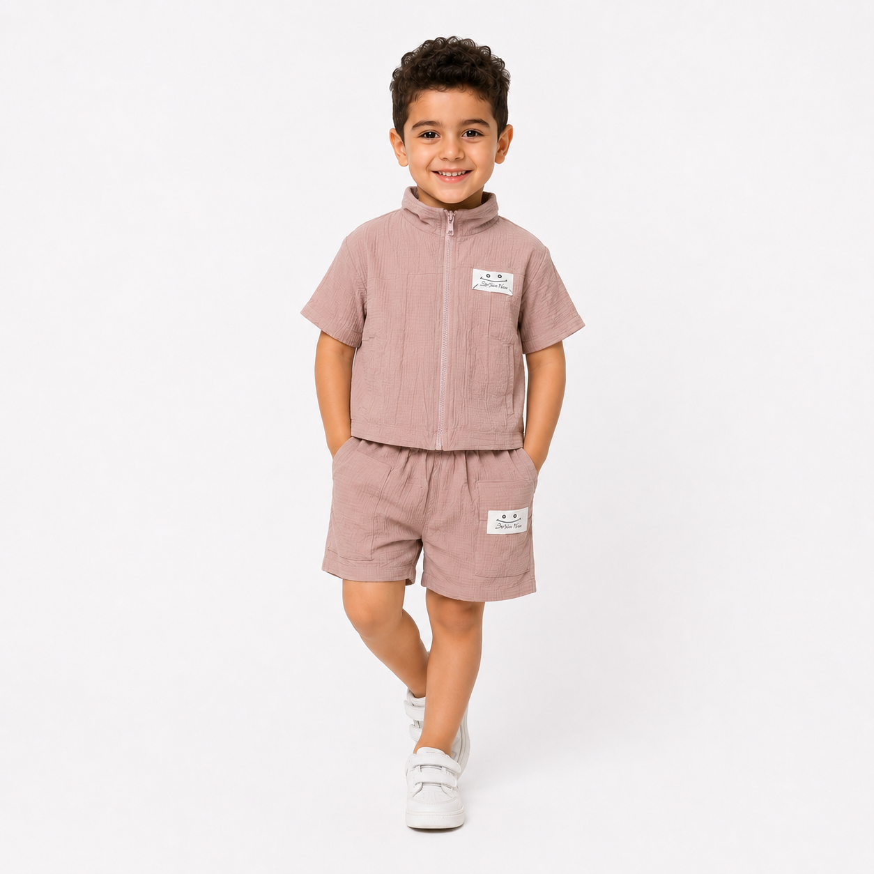 Boys' Casual Navy & Cashmere set