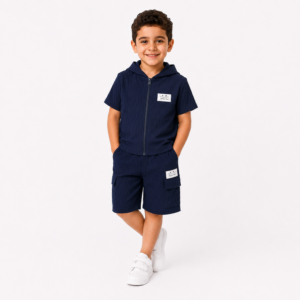 Boys' Casual Navy & Cashmere set