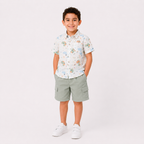 Boys' matching Short-sleeve shirt & Shorts set