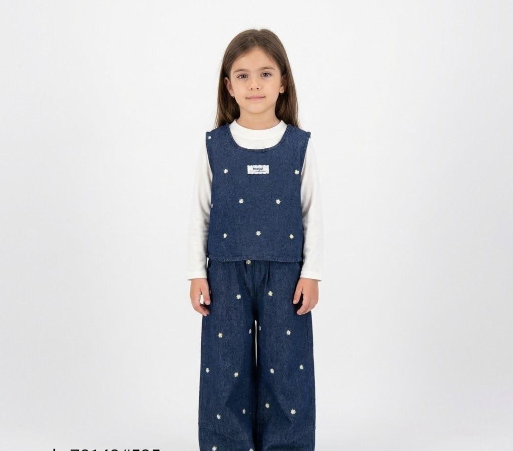 Girls' 3-piece set, imported material
