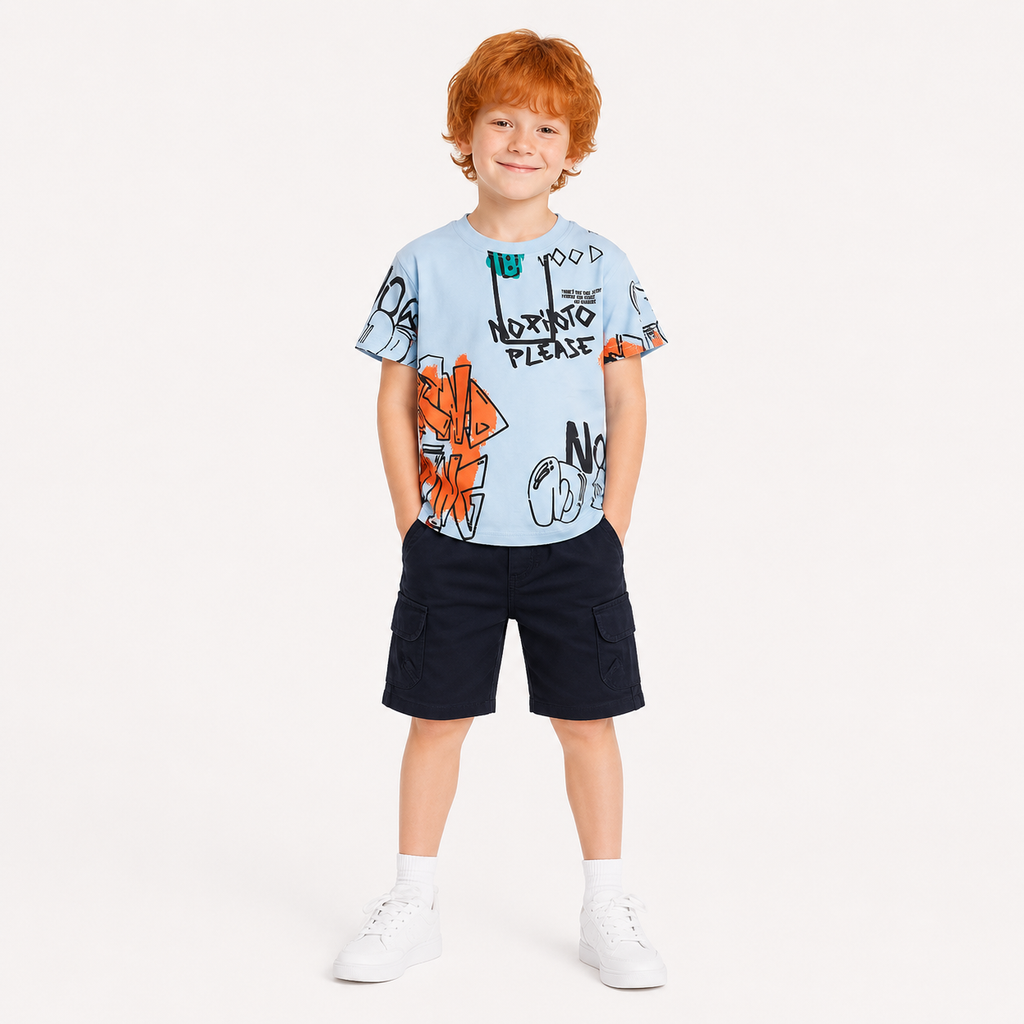 Boys' Nopioto Please Printed set