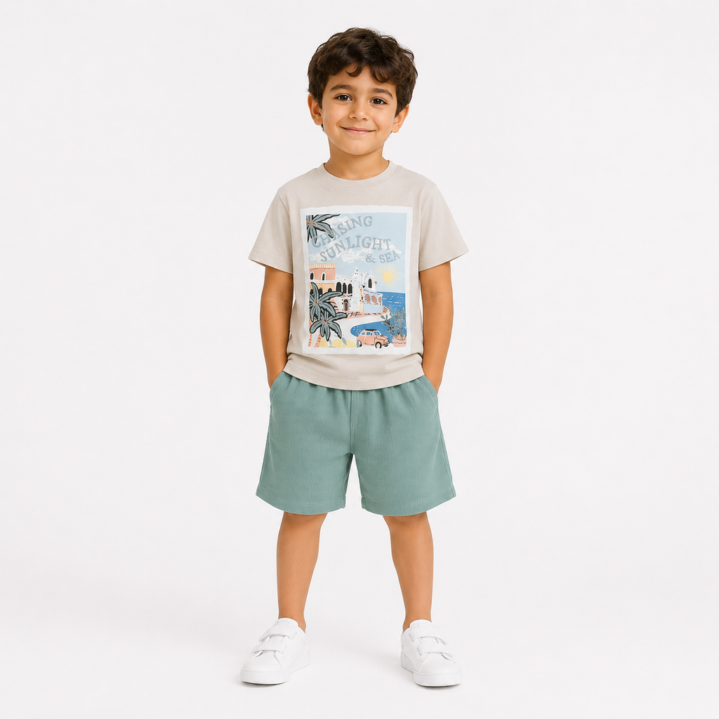 Boys' Chasing Sunlight Printed set