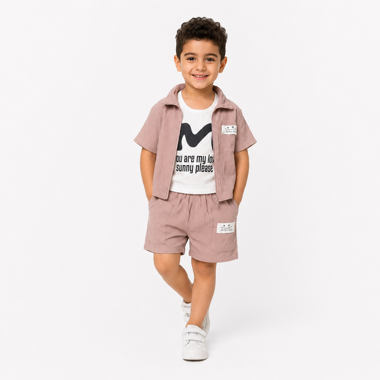Boys' Casual Navy & Cashmere set