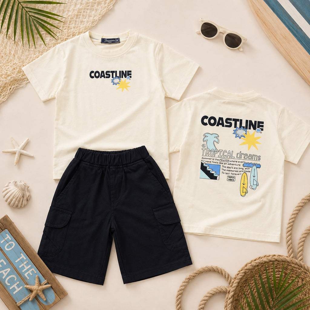 Boys' Coastline Printed set
