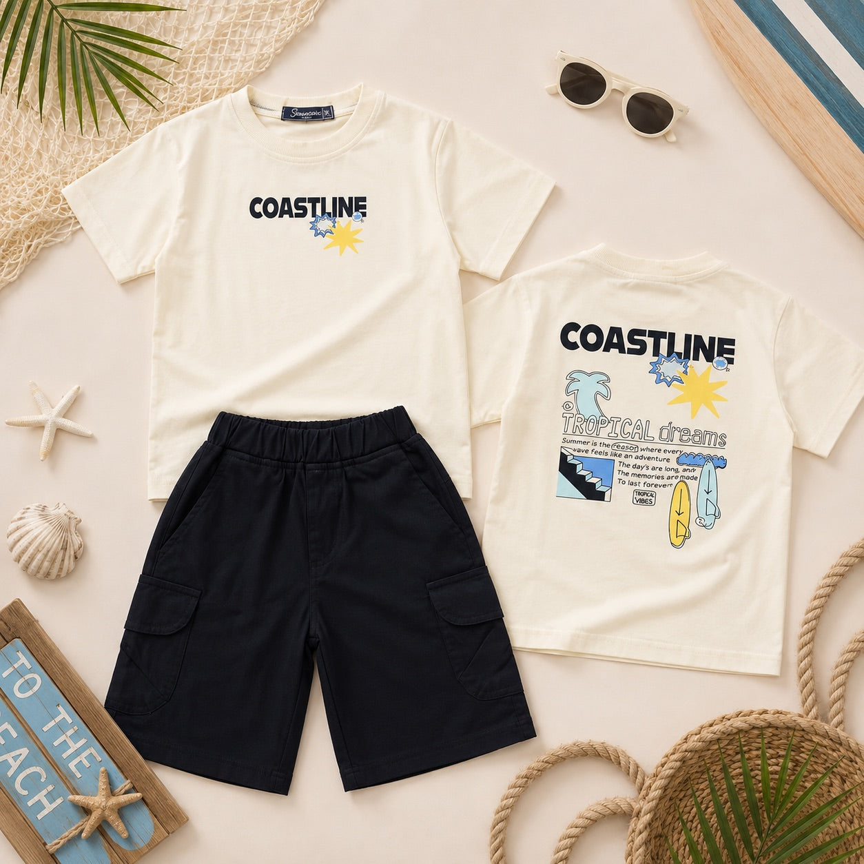 Boys' Coastline Printed set