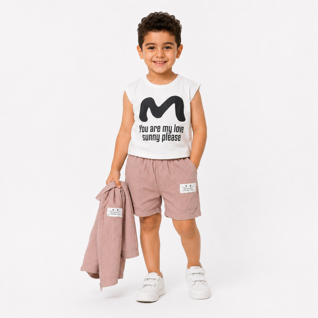 Boys' Casual Navy & Cashmere set