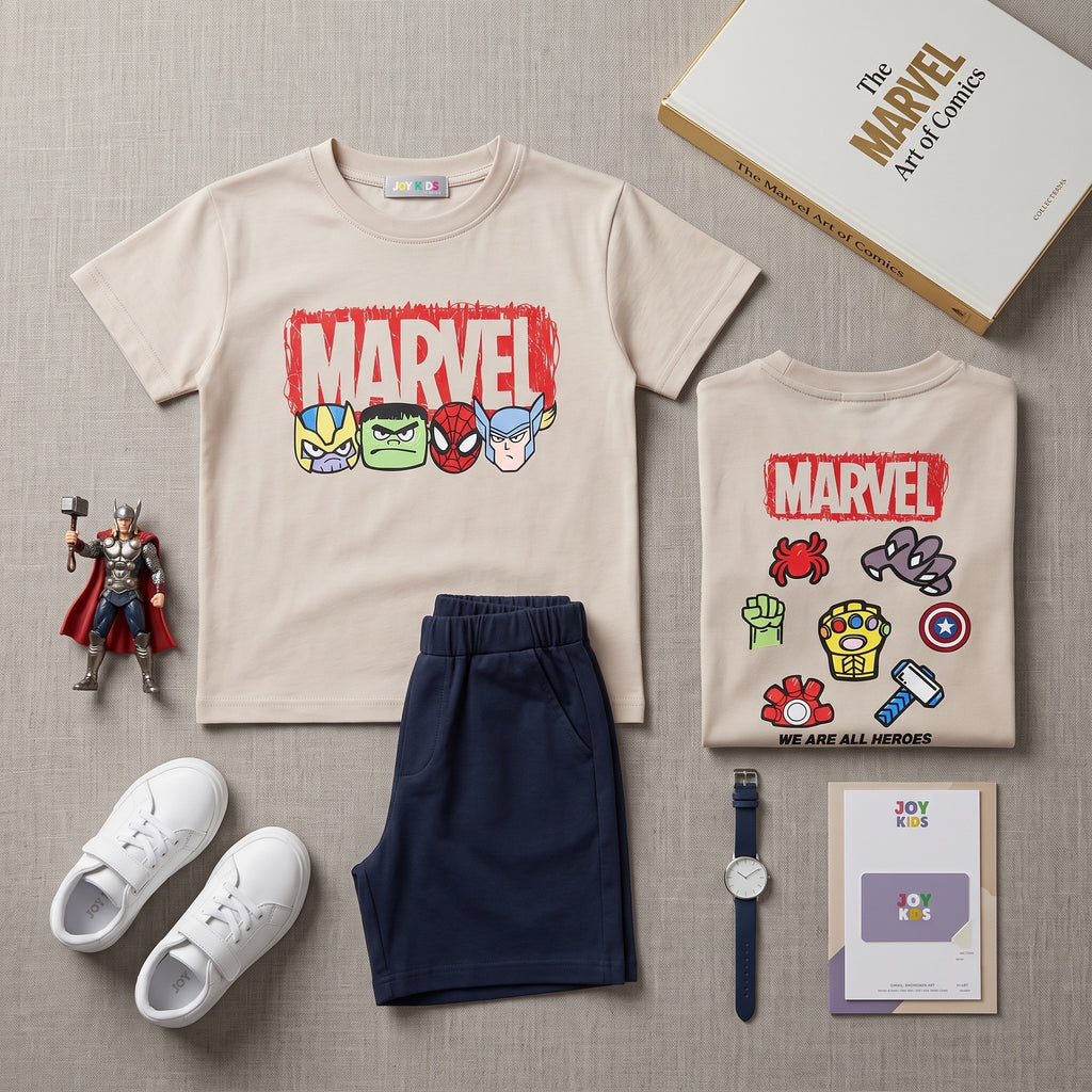Boys' Marvel Printed set