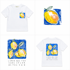 Boys' Lemon Art Printed T-Shirt