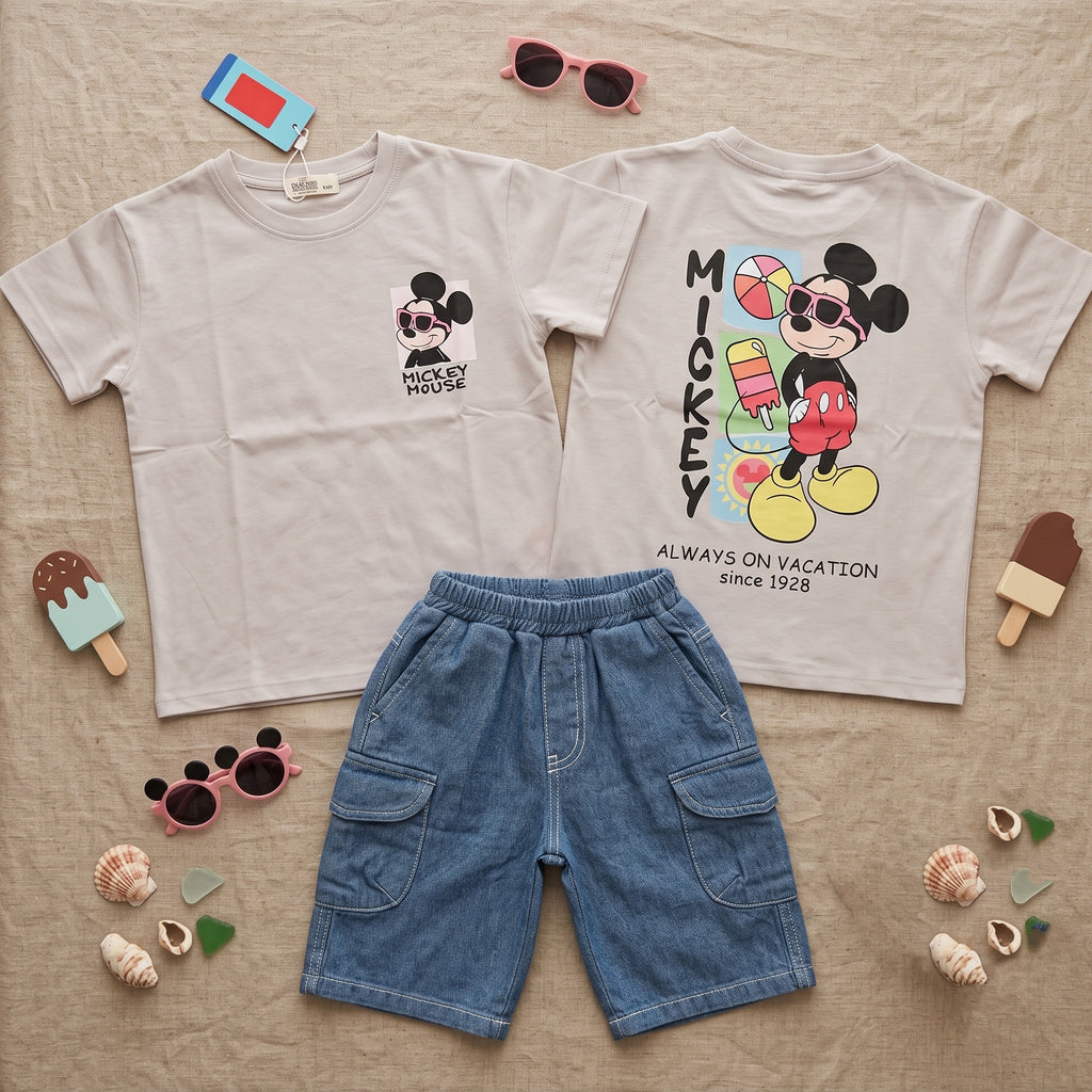 Boys' Mickey Mouse On Vacation Printed set