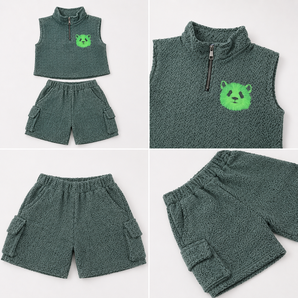 Boys' Funny Bear set