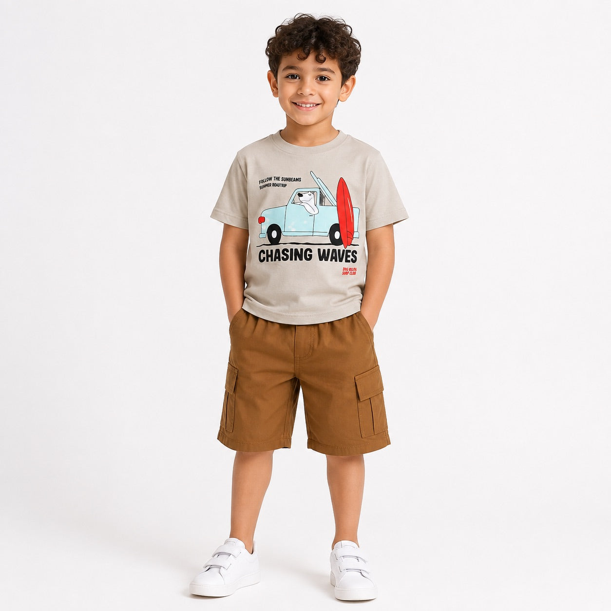 Boys' Chasing Waves Printed set