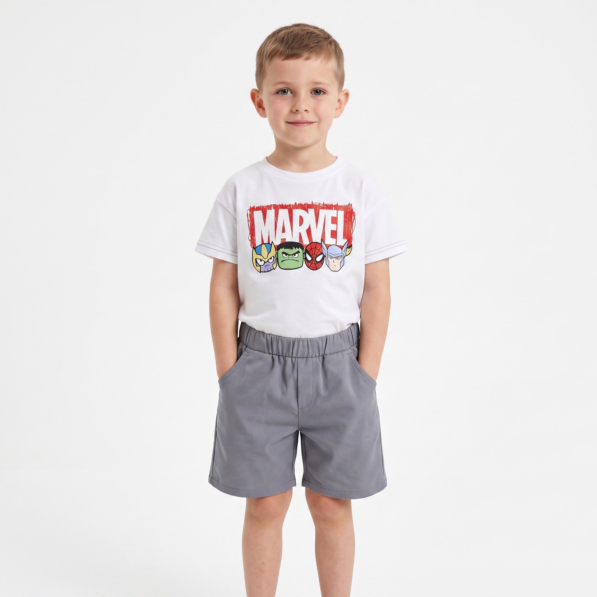 Boys' Marvel Printed set