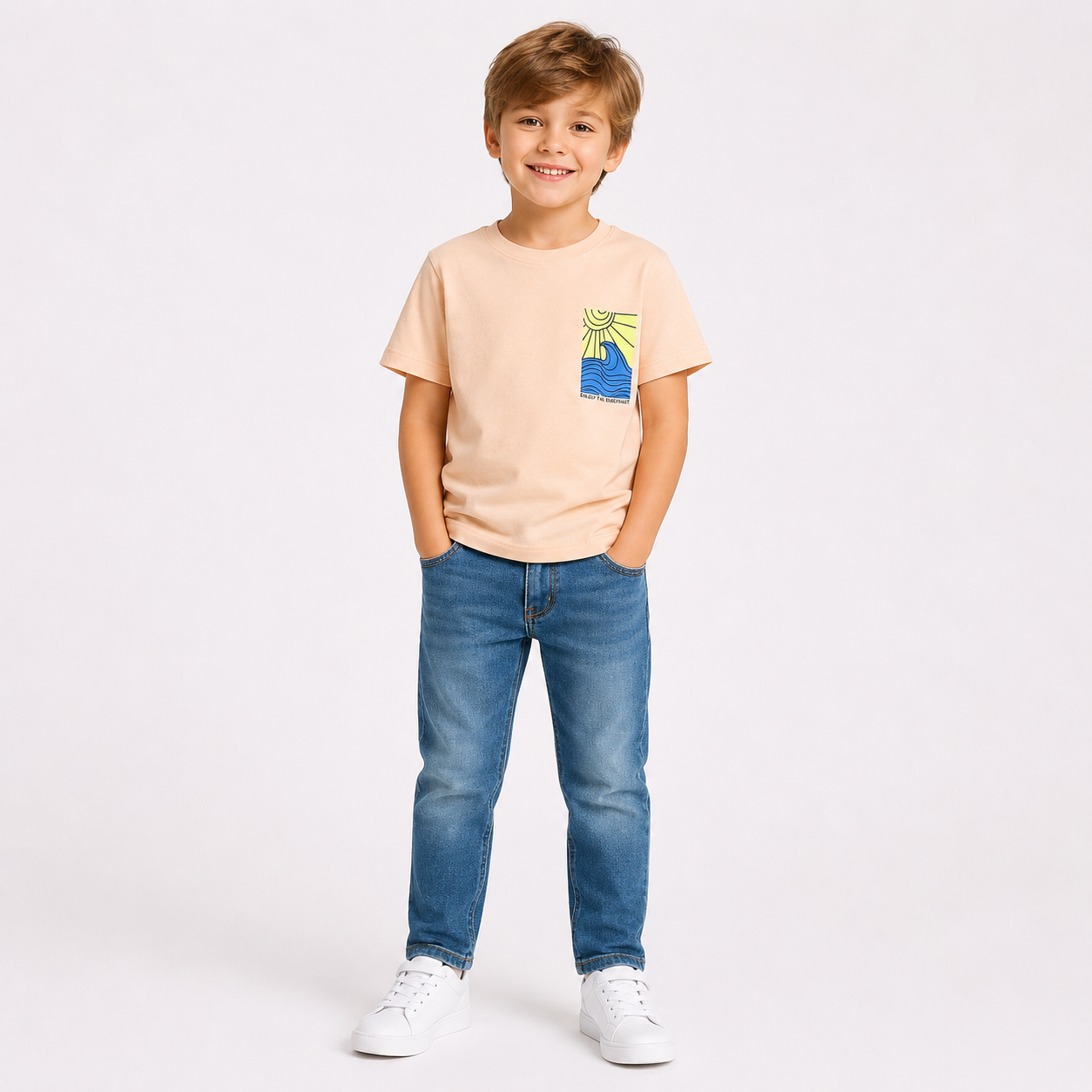 Boys' Enjoy The Sunshine Printed T-Shirt