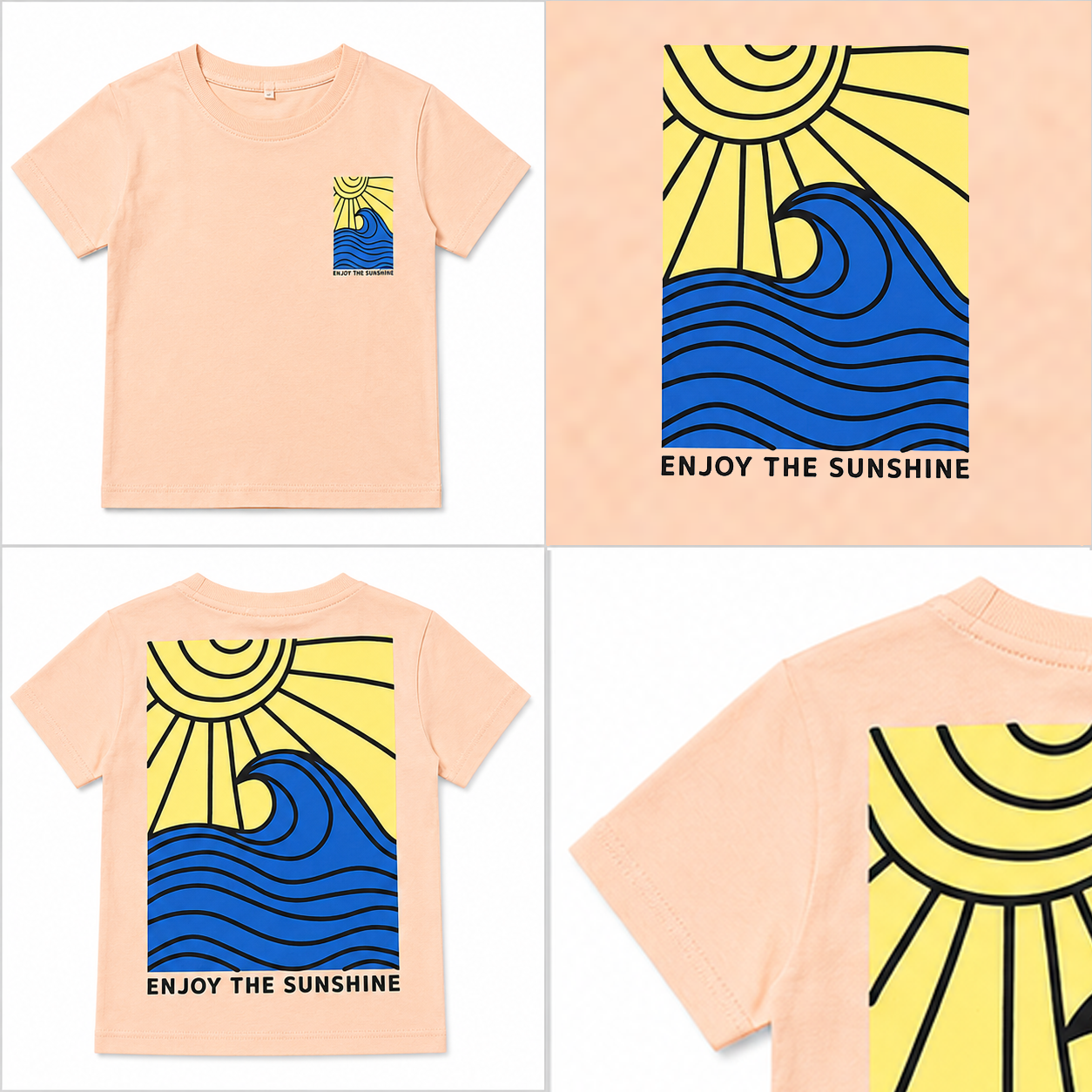 Boys' Enjoy The Sunshine Printed T-Shirt