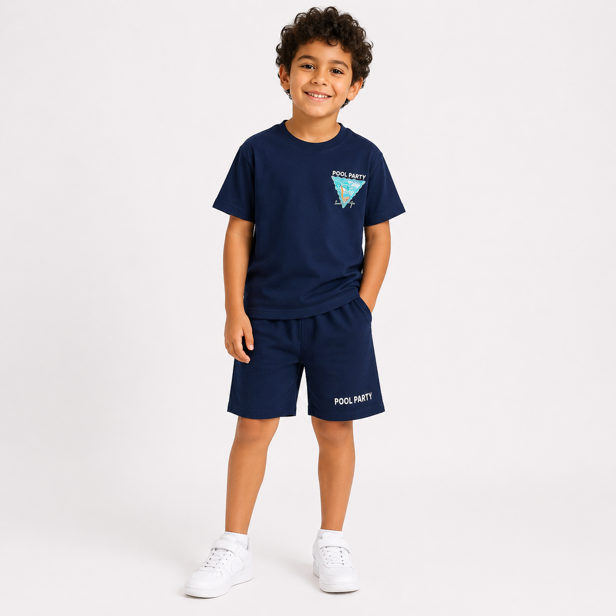 Boys' Pool Party Printed Set