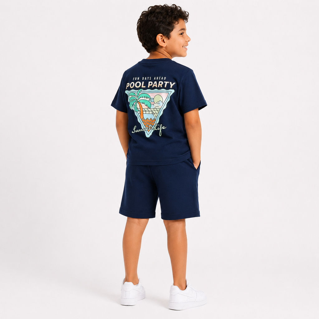 Boys' Pool Party Printed Set
