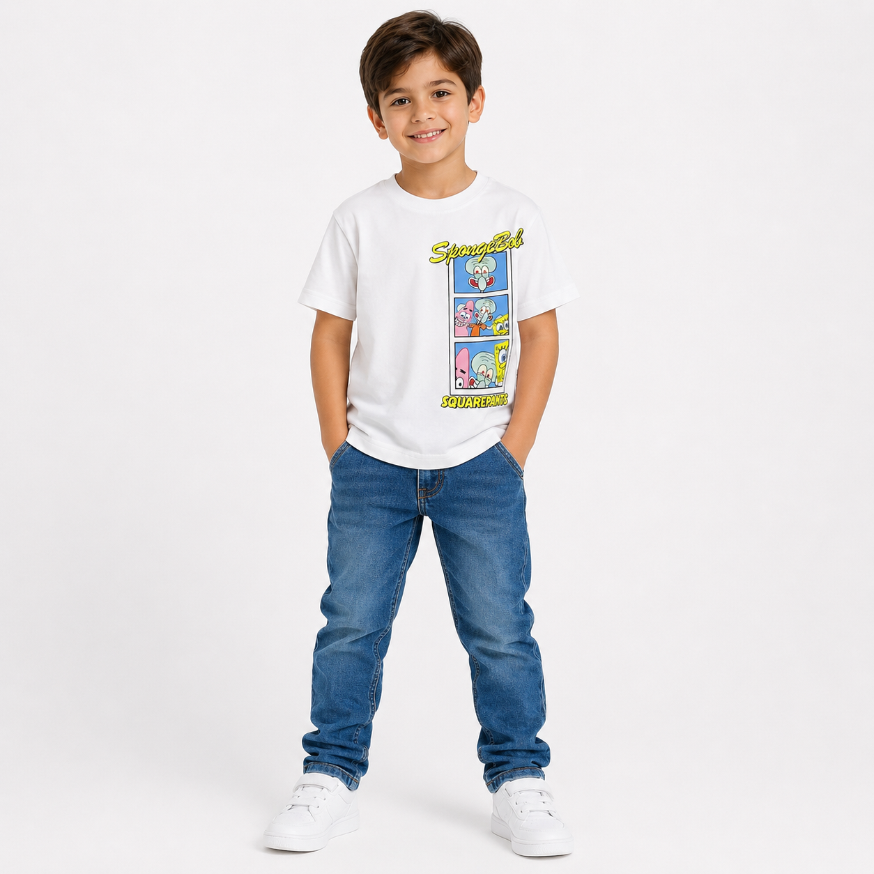 Boys' Sponge Bob Printed T-Shirt