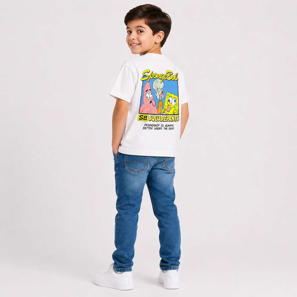 Boys' Sponge Bob Printed T-Shirt