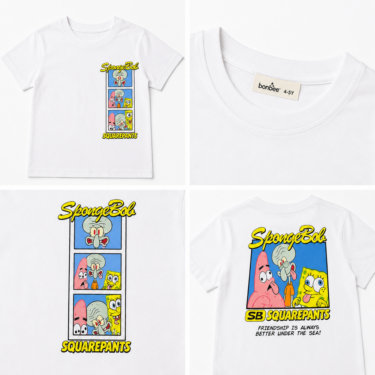 Boys' Sponge Bob Printed T-Shirt