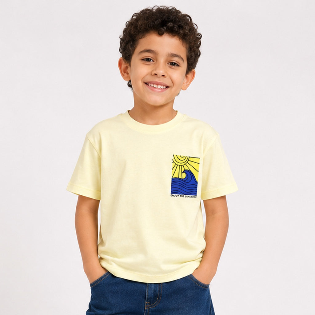 Boys' Enjoy The Sunshine Printed T-Shirt