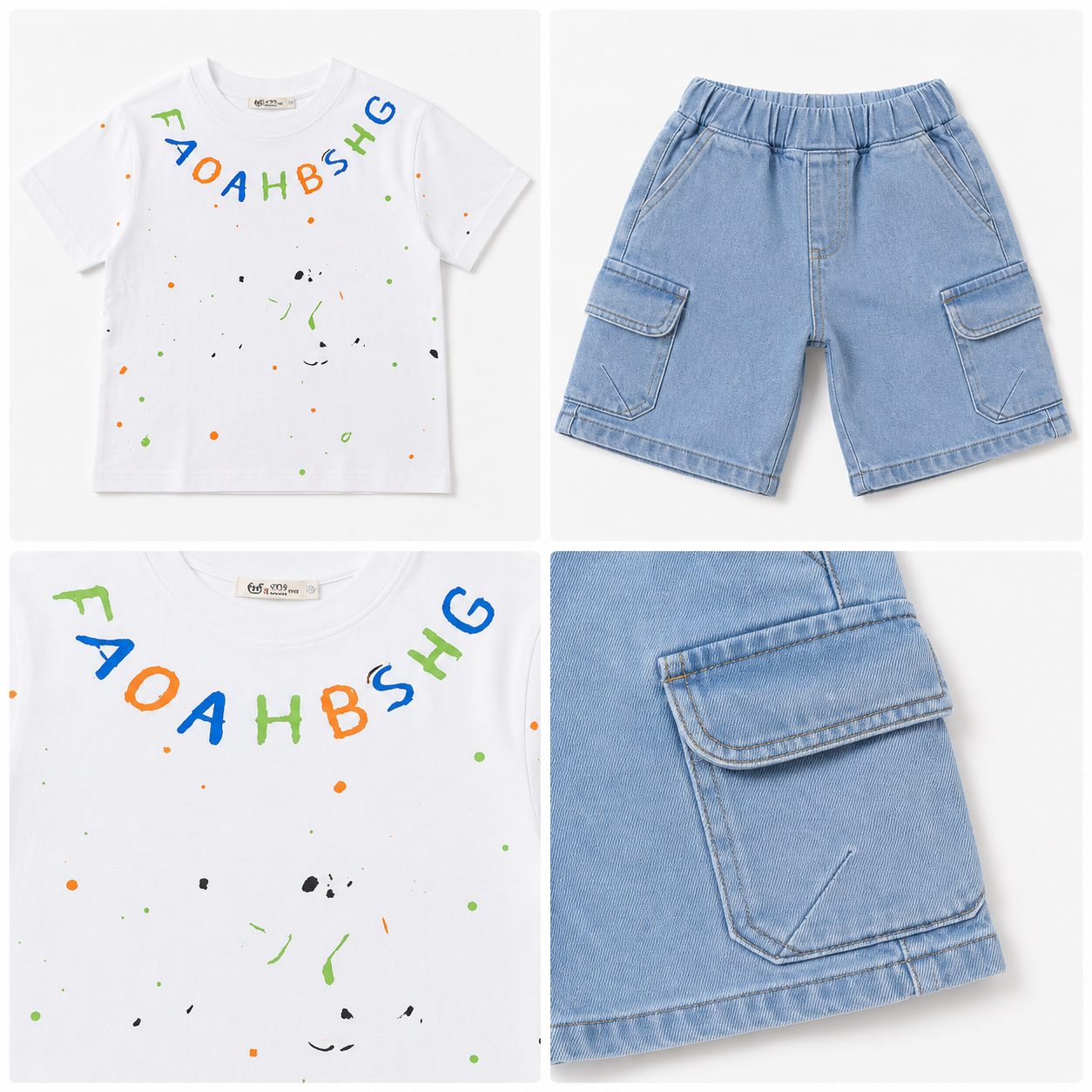 Boys' FAOAHBSNG Printed Set