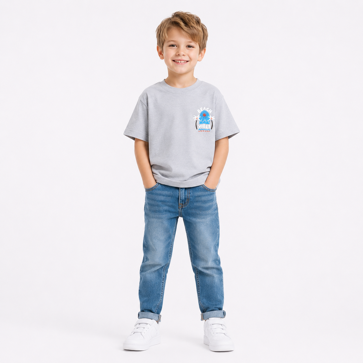 Boys' Beach Vibes Printed T-Shirt