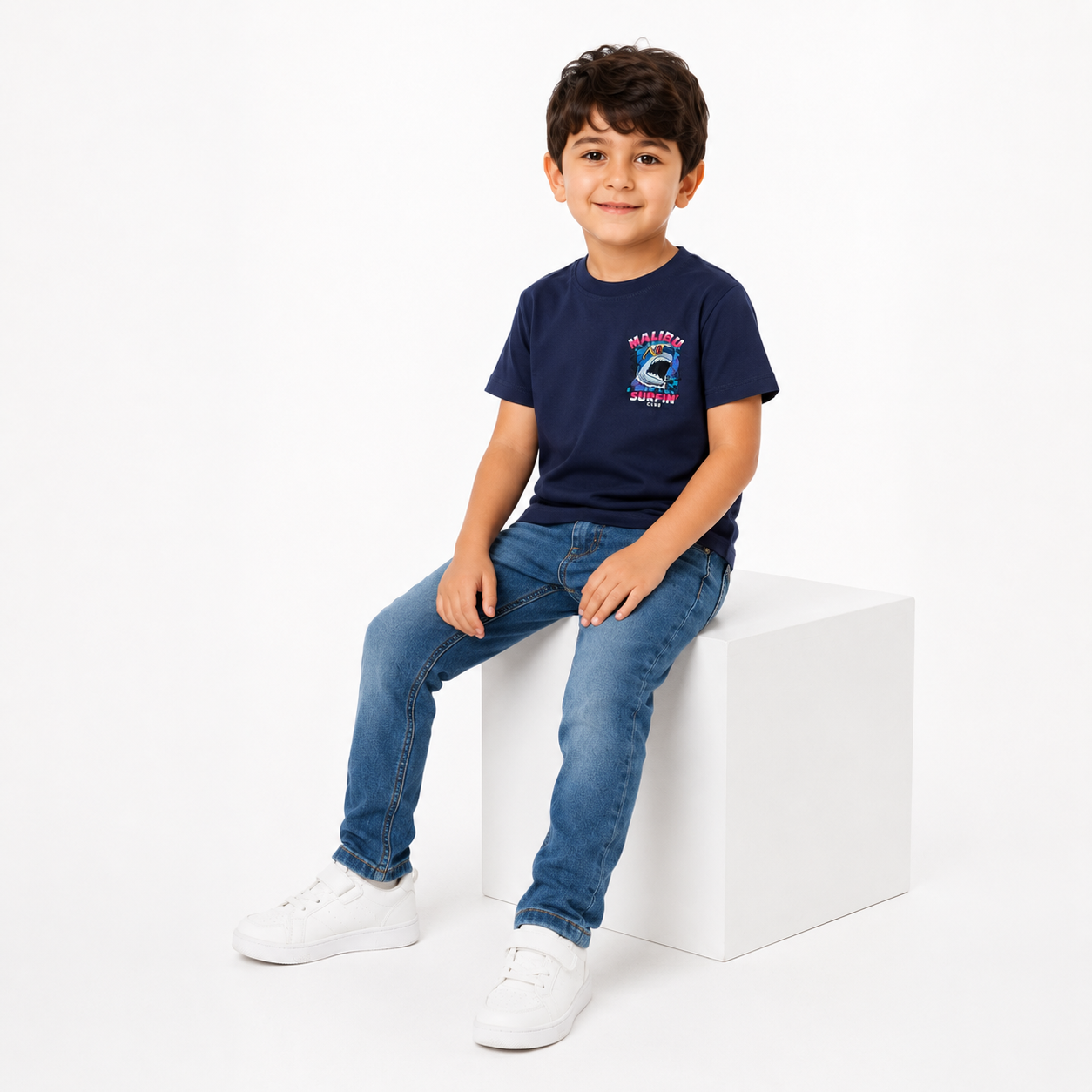 Boys' Malibu Surfin ' Club Print T-Shirt