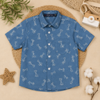 Boys' Giraffe Print Shirt