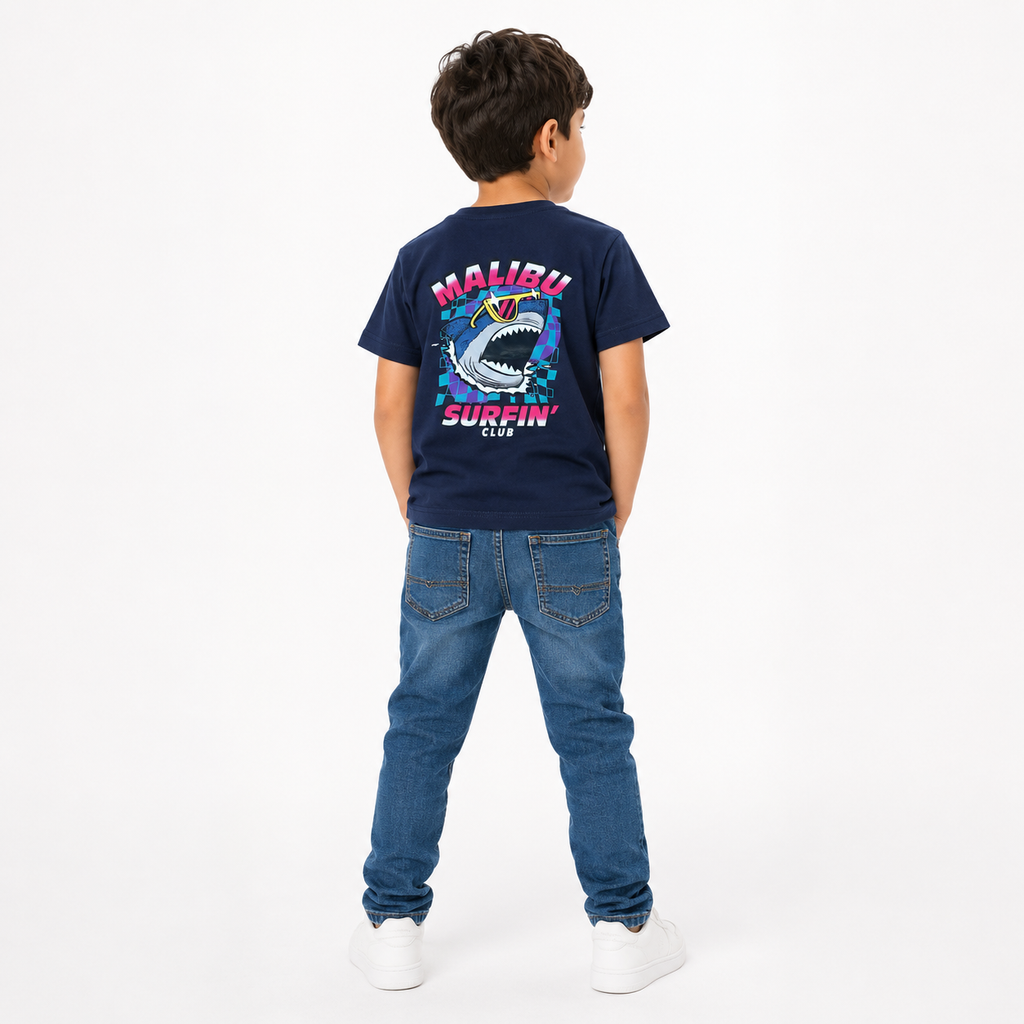 Boys' Malibu Surfin ' Club Print T-Shirt