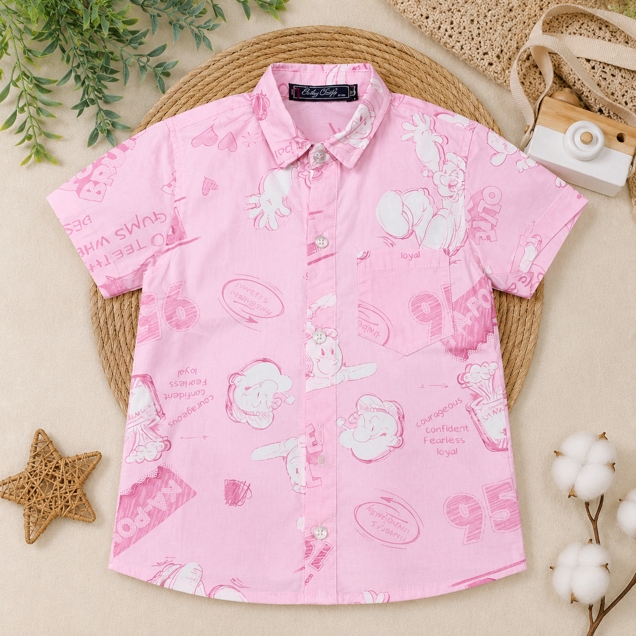 Boys' Popeye Print Shirt