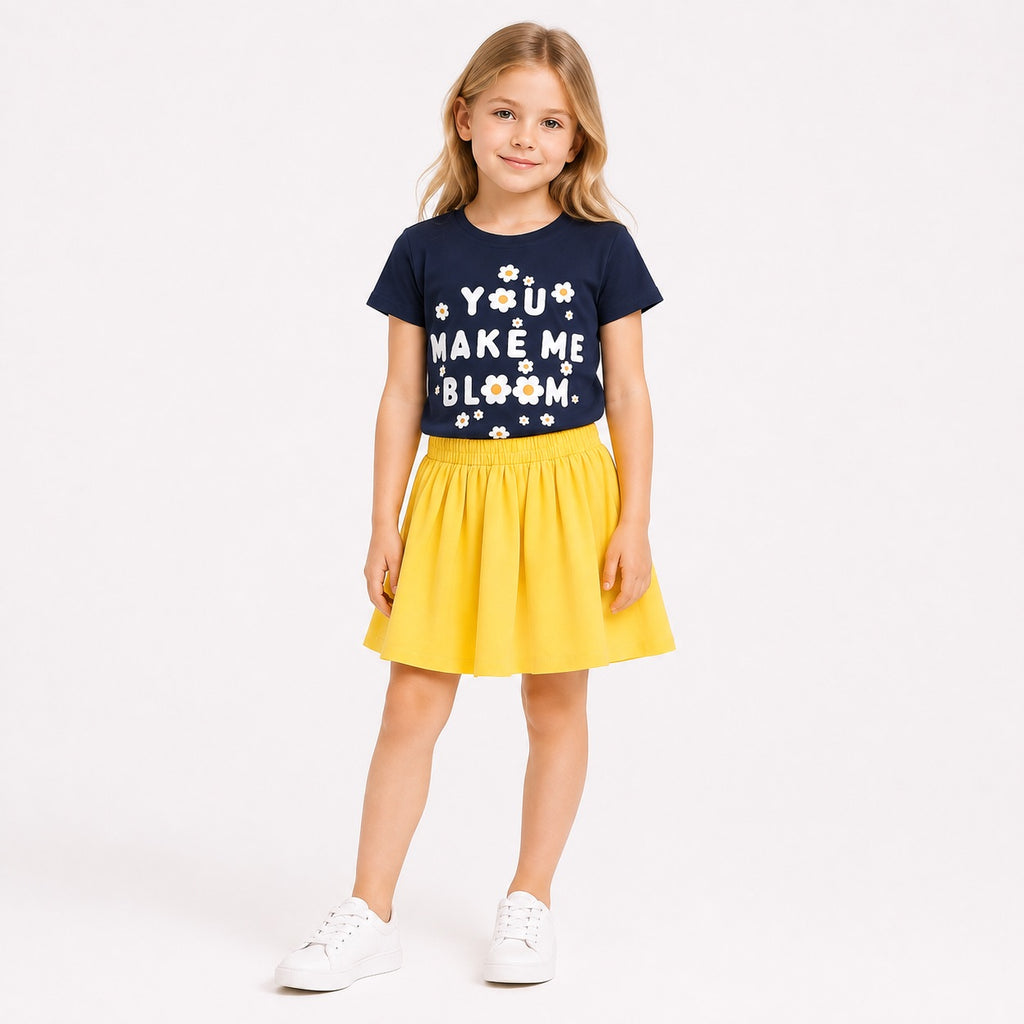 Girls' You Make Me Bloom Printed set