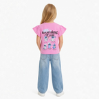 Girls' Stitch Morning Printed T-Shirt