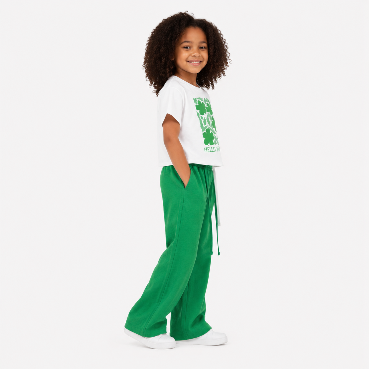 Girls' Hello Monday T-Shirt & Pants set