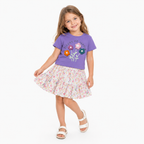 Girls' Fleurs De Jrdin T-Shirt & Skirt set